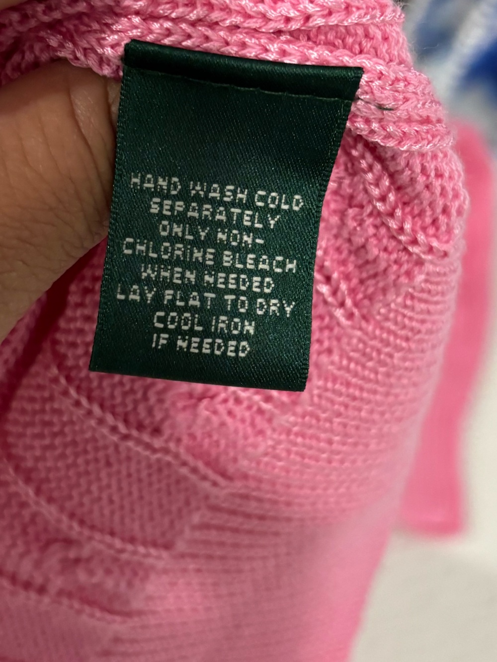 Polo by Ralph Lauren Hot Pink Cable-Knit Off-Shoulder Sweater - Picture 6 of 9